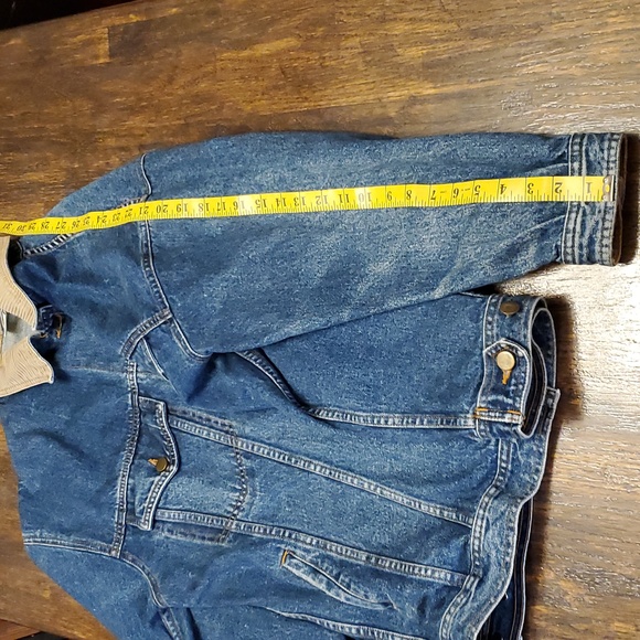 Clifford & Wills Blue Denim Jean Jacket w/ Corduroy Collar - Size Small - Picture 5 of 7